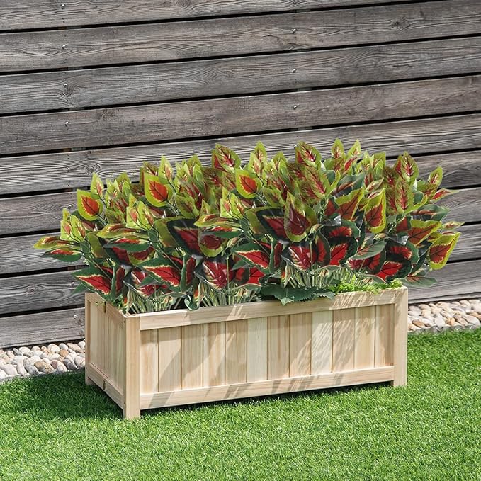 CATTREE Artificial Shrubs, Plastic Plants Heart Grass Fake Green Bushes Greenery Leaves Wedding Indoor Outdoor Home Garden Verandah Office Table Centerpieces Arrangements Decoration 4 pcs
