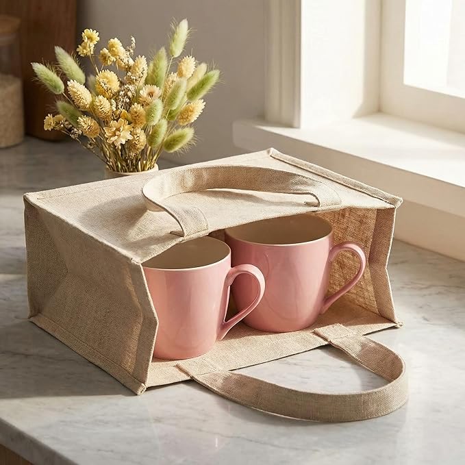 MECOWON 30 OZ Porcelain Coffee Mugs, Set of 2 Large Mugs for Soup, Cereal and Salad (pink)