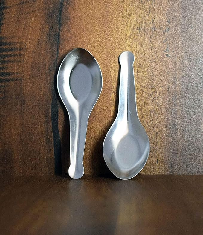 Mini Spoon Stainless Steel Spice Box Spoon Set of 6 pcs Coffee Tea Sugar and Spice Tiny Spoons Masala Dabba