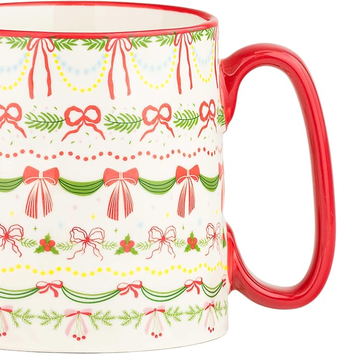 10 Strawberry Street Bella Mug Garland, Set of 4