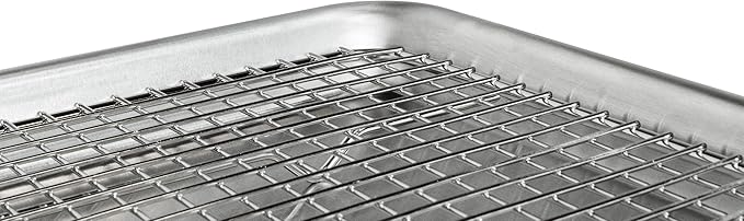 Fat Daddio's CR-HALF Stainless Steel Cooling & Baking Rack, 12 x 17 Inch