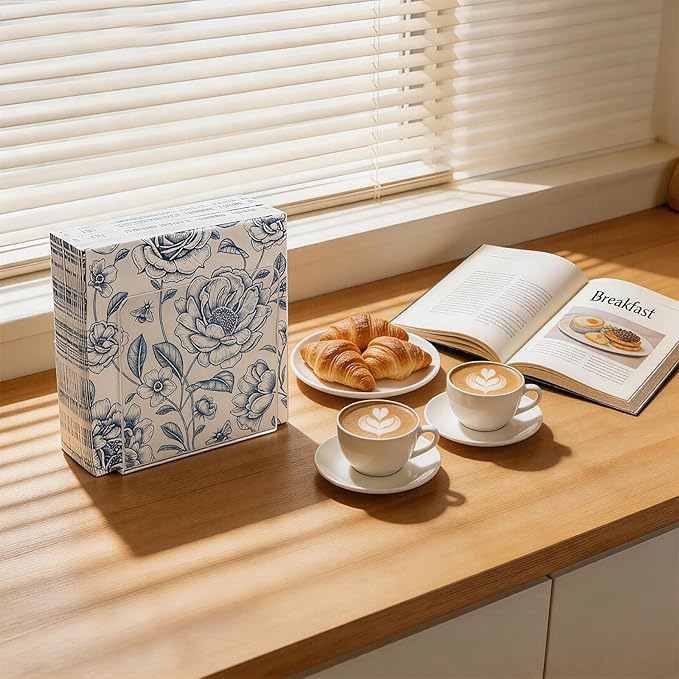 Clear Napkin Holder for Table, Acrylic Upright Napkin Dispenser for Kitchen Dining, Modern Table Napkin Holders, Suitable for Kitchens, Parties, Hotels, and Offices (Clear, Set of 2)