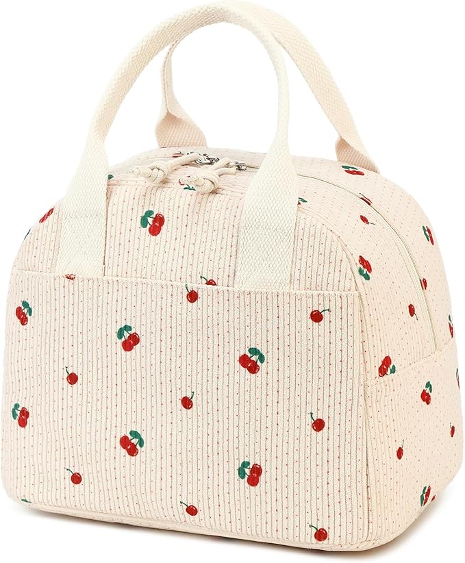 LOVELYWIND Lunch Box for Women Cute Lunch Bags for Women Lunch Tote Bags Reusable Insulated Lunch Box Large Capacity Reusable Insulated Cooler for Work or Travel Gifts or Beach