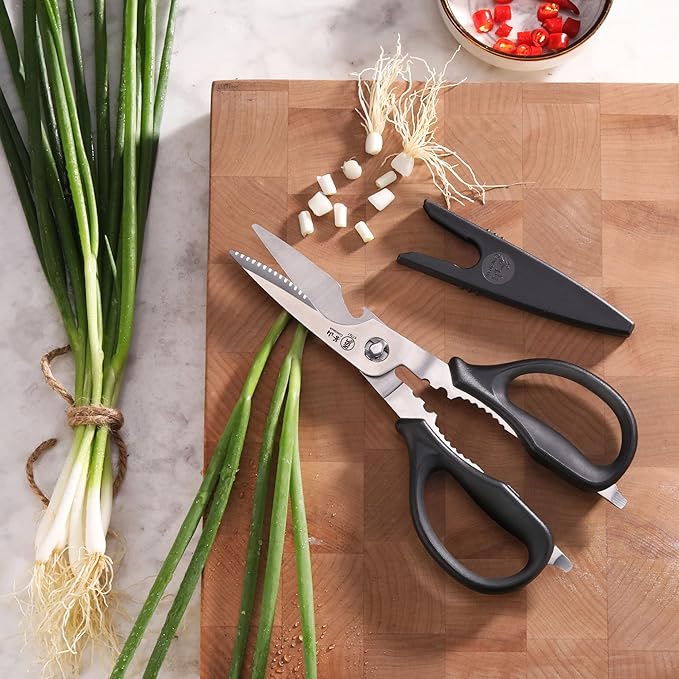 Cangshan 503343 9-inch Heavy-Duty Come-Apart Kitchen Shears with Guard