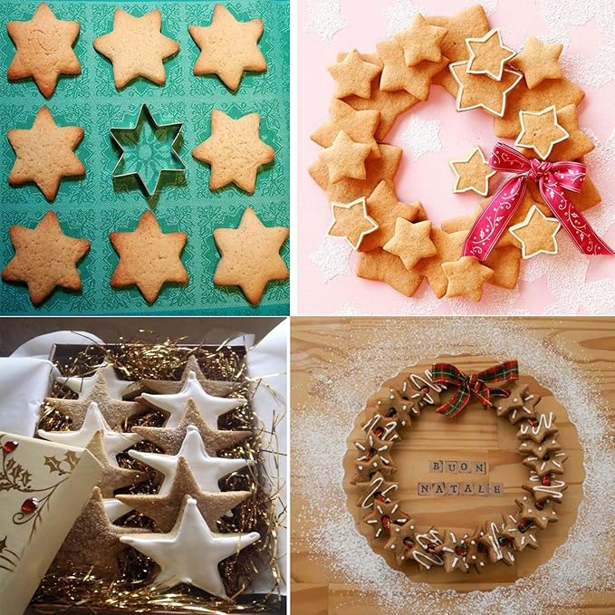 Stars Cookie Cutter, Pack of 5