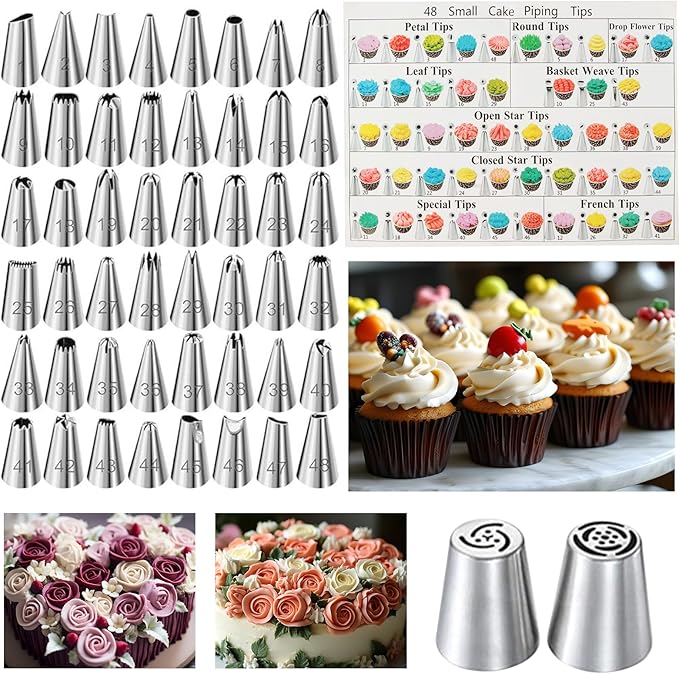 475pcs Complete Cake Decorating Kit, Cake Decorating Tools with Rotating Cake Stand, Cake Leveler, Piping Tips etc. Cake Decorating Supplies Kit for Beginners, Bakers & Hobbyists, Cake Shop (Blue)