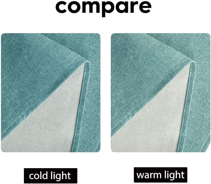 Artoid Mode Turquoise Aqua Table Runner, Seasonal Summer Washable Kitchen Dining Table Decoration for Home Party Decor 13x60 Inch