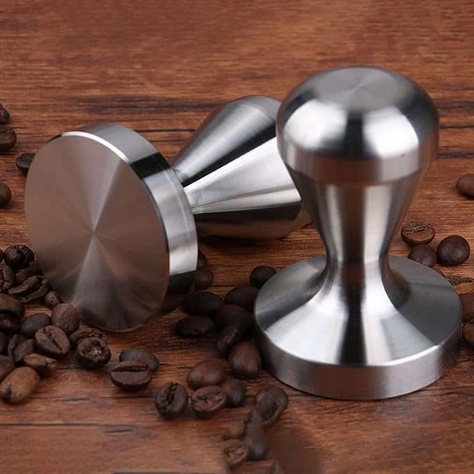 Espresso Tamper 58mm Coffee Tamper 100% Stainless Steel Espresso Hand Tamper Tool