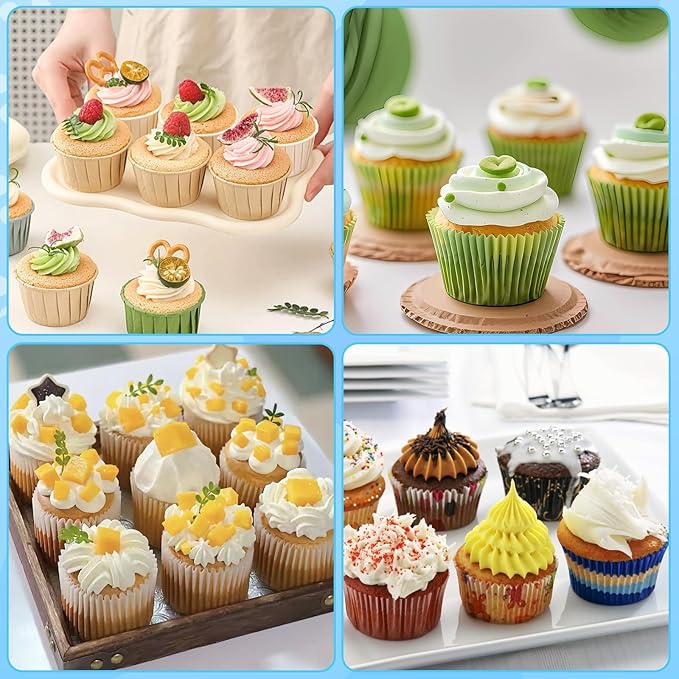 Large Piping Tips Set, Piping Bags and Tips Set 5 PCS Stainless Steel Frosting Tips for DIY Pastry Dough, Cookie, Cupcake, Cake (1M 2D 2F 6B 2A)