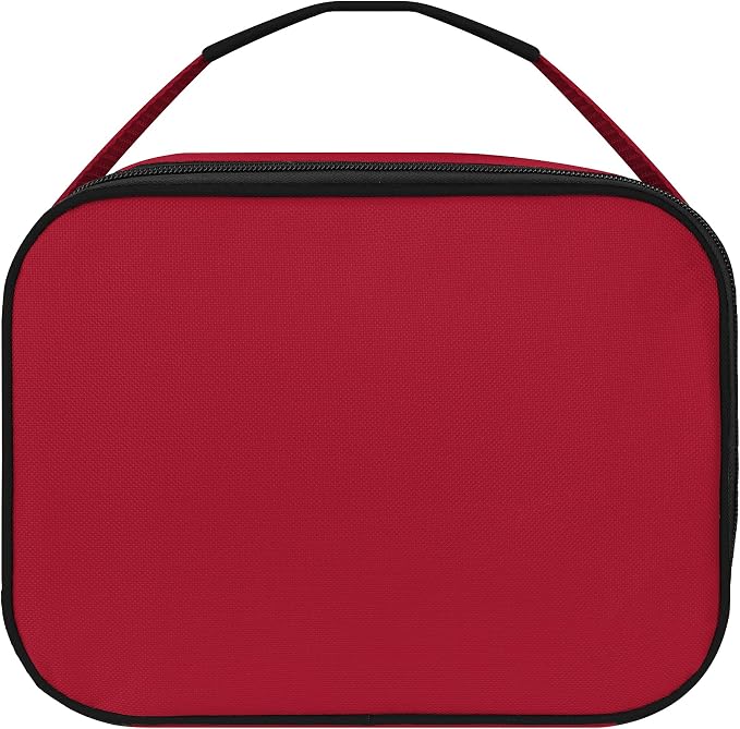 FOCO NFL Unisex-Adult Officially Licensed Wordmark Team Color Big Logo Football Zip Closure 7L Lunch Bag - San Francisco 49ers