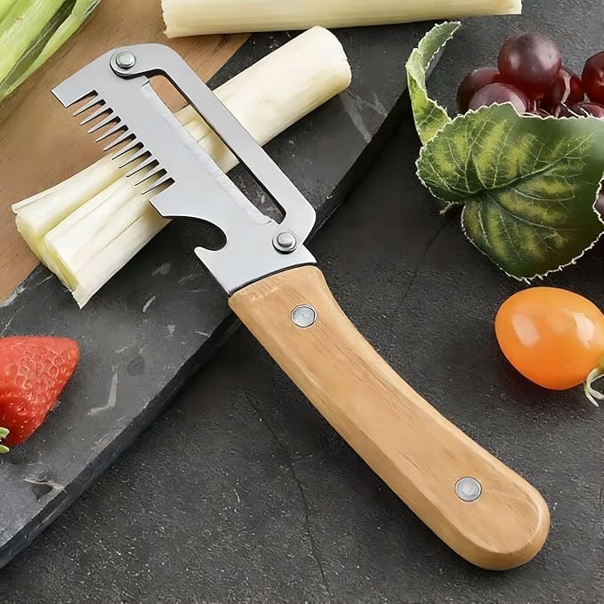 vegetable peeler，3 in 1ultra-sharp stainless steel blade, suitable for peeling fruits and vegetables, with bottle opener, (1PCS)