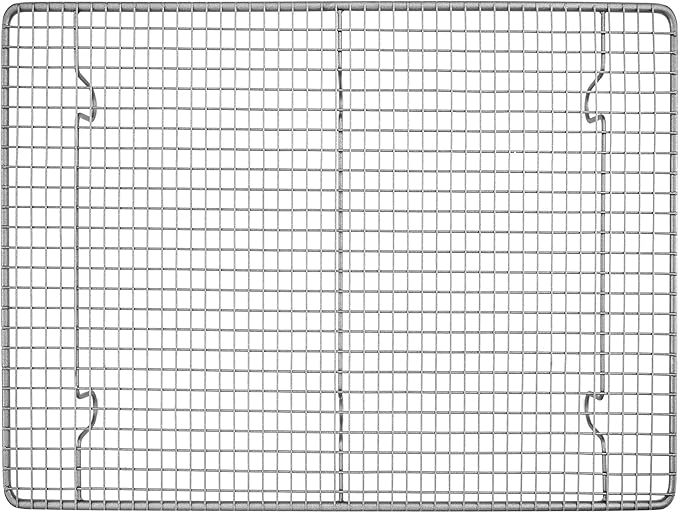 Fat Daddio's CR-HALF Stainless Steel Cooling & Baking Rack, 12 x 17 Inch