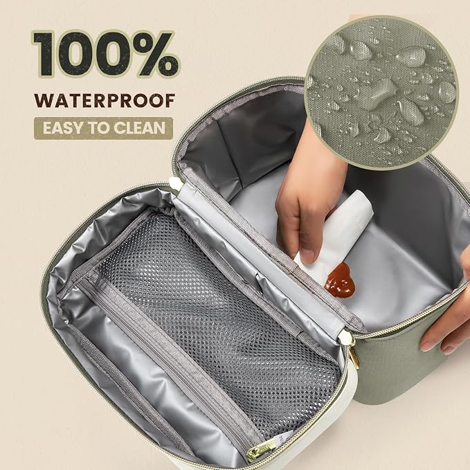 LOVEVOOK Insulated Lunch Bag for Women,Adult Lunch Box for Women,Leakproof Cooler Bag for Office Picnic Hiking Beach,Lunch Tote Bag with Adjustable Shoulder Strap