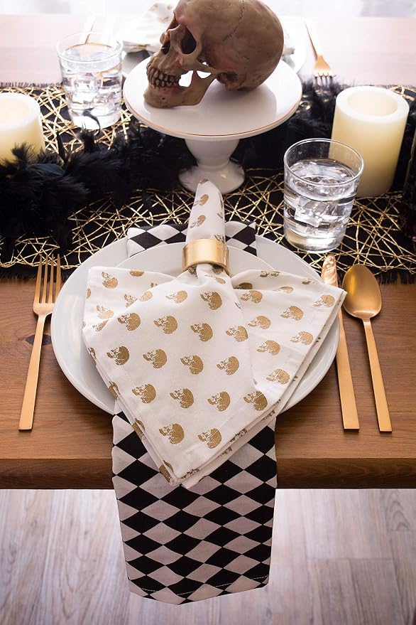 DII Woven Paper Tabletop Collection Holiday or Event Decor, Table Runner, 14x72, Gold