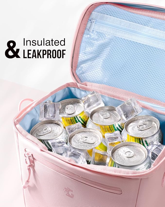 GLORIEROO Insulated Lunch Box Bag Women - Waterproof Leakproof Lightweight Reusable Cooler for Work Picnic