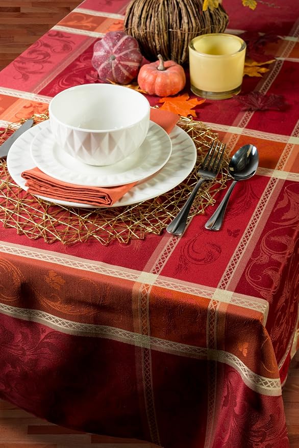DII Woven Paper Tabletop Collection Holiday or Event Décor, Round Placemat Set, 15" Dia, Gold, 6, Piece