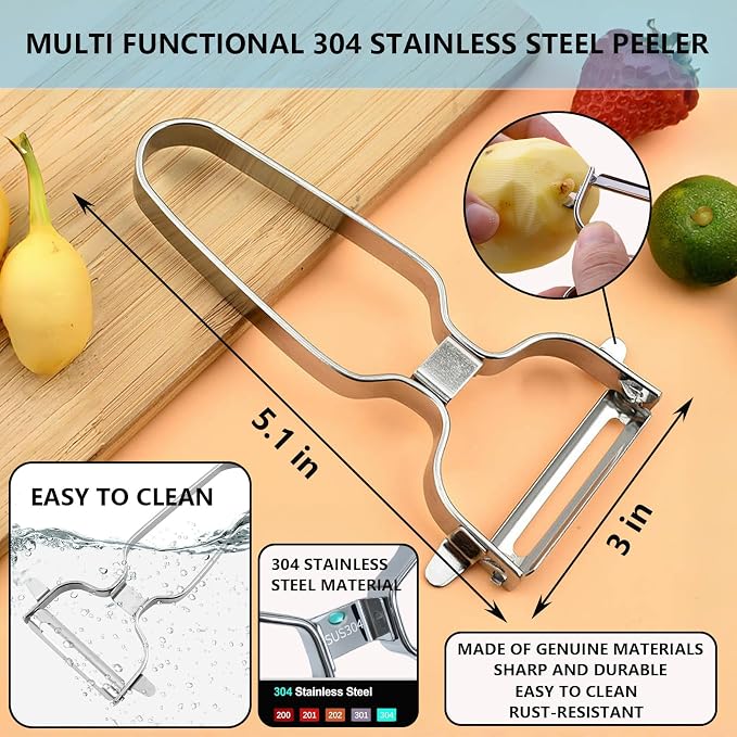 Professional Poultry Shears Heavy Duty – Multifunctional Kitchen Scissors with 2 Extra Springs, Kitchen Shears with Safety Lock & Non-Slip Handle for Chicken,Fish,Veggies, Dishwasher Safe