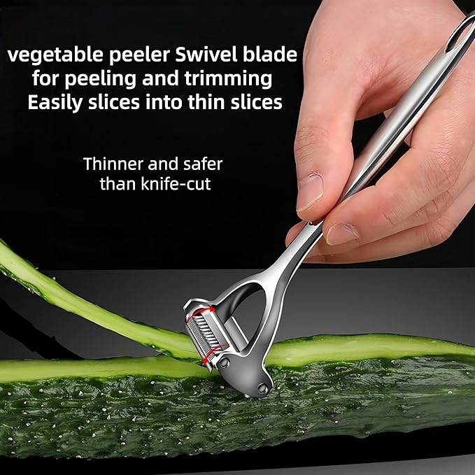 Multifunction Vegetable Peeler Julienne Peeler for Kitchen (2-in-1 peeler)
