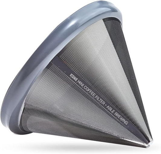 Able KONE MINI for Hario V60 02: Reusable Stainless Steel Coffee Filter