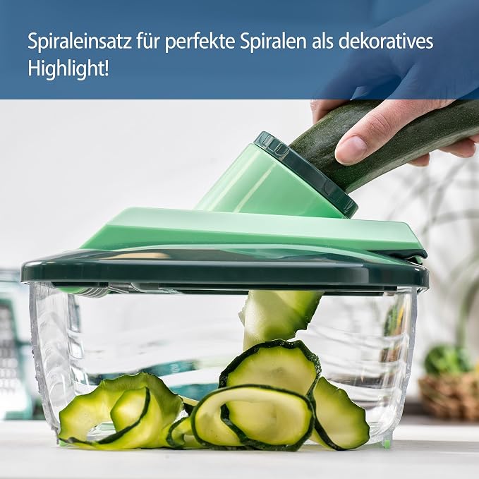 Mandoline Slicer with Cut-Resistant Gloves and Blade Guard – Adjustable Mandolin Vegetable Slicer and French Fry Cutter, Food Slicer, Vegetable Julienne – Thick Sharp Stainless Steel Blades (Black)