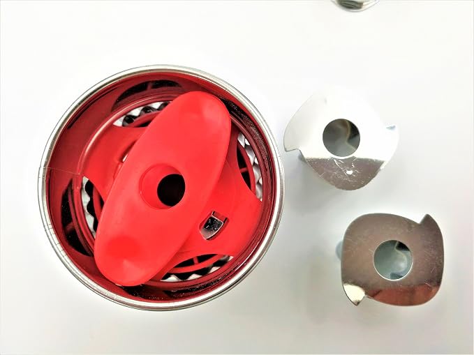 11 Piece Round Linzer Cookie Cutter Set – High Grade 430 Stainless Steel - with Storage Tin