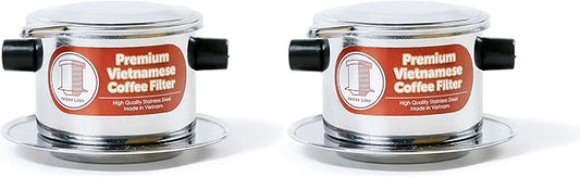 Set of 2 Vietnamese Coffee Filters, No Paper, Reusable. Easy Clean. 4 Ounce 2 Pack