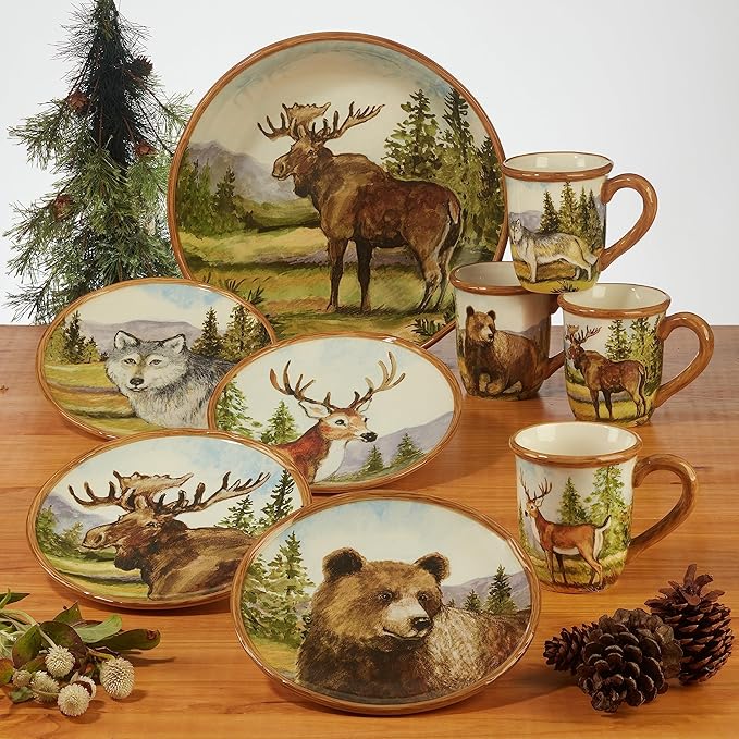 Certified International Mountain Summit 16 oz. Mug, Set of 4