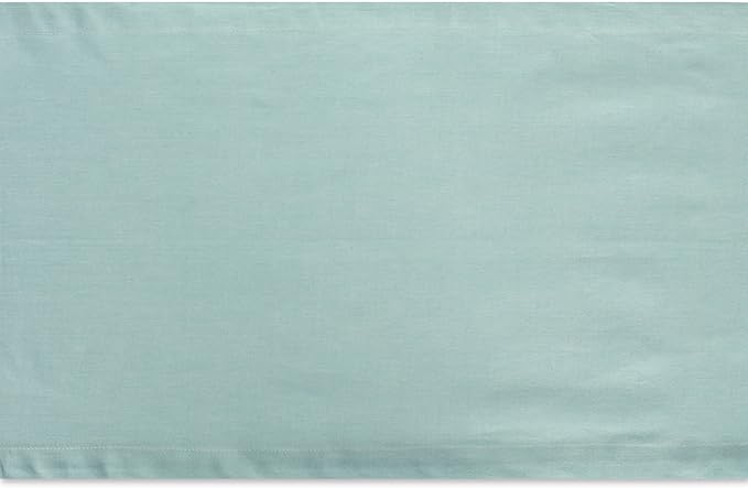 DII Chambray Kitchen, Tabletop Collection, Aqua, 14x72 Table Runner