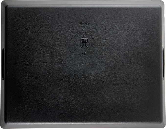 G.E.T. RST-1522-BK Non-Skid Ottoman / Coffee Table Serving Tray, 15" x 20", Black