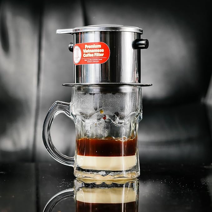 Set of 3 Vietnamese Coffee Filters Phin 11 oz- Large, Gravity