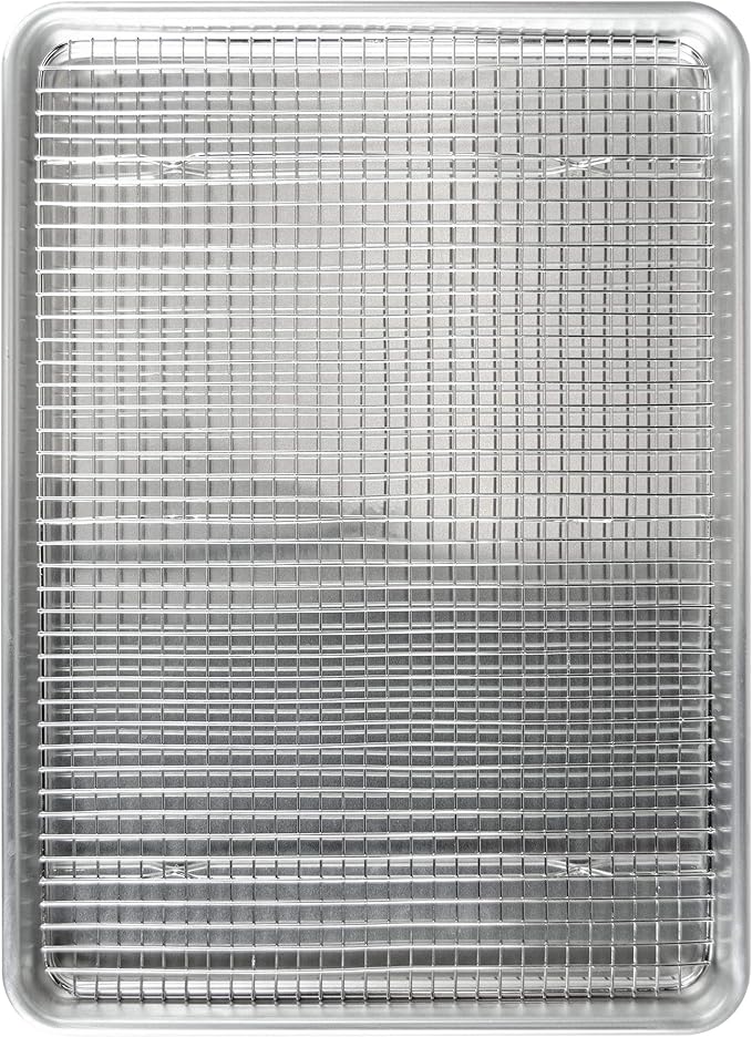 Fat Daddio's CR-HALF Stainless Steel Cooling & Baking Rack, 12 x 17 Inch
