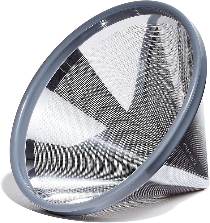 Able KONE: Reusable Stainless Steel Coffee Filter Compatible with Chemex
