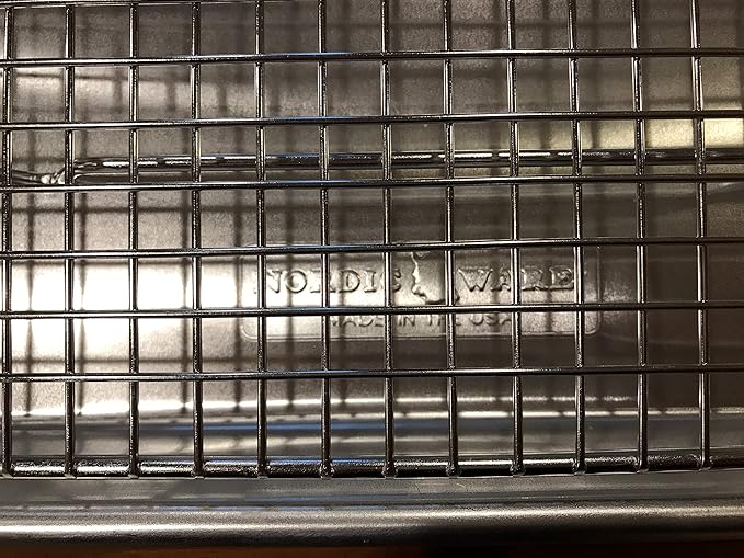 Stainless Steel Cooling Rack - Heavy Duty & Oven Safe, Good for Cooling, Baking & Roasting - Fits Standard Jelly Roll Baking Pans - Perfect for Cookies, Cakes & More (10" x 14.75")