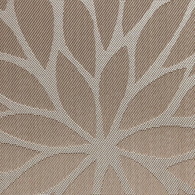 Placemats, Placemats for Dining Table Set of 4, Kitchen Table Mats Heat-Resistant Non-Slip Washable PVC Woven Vinyl Place Mats for Dining Room Table Decoration (Set of 6, Brown)