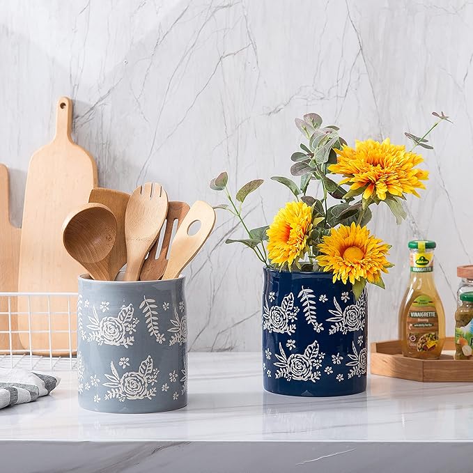 Utensil Holder Kitchen Utensil Holder Utensil Holders for Kitchen Counter Utensil Caddy Utensil Crock