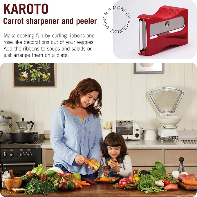 Monkey Business Krate of karoto sharpener and peeler