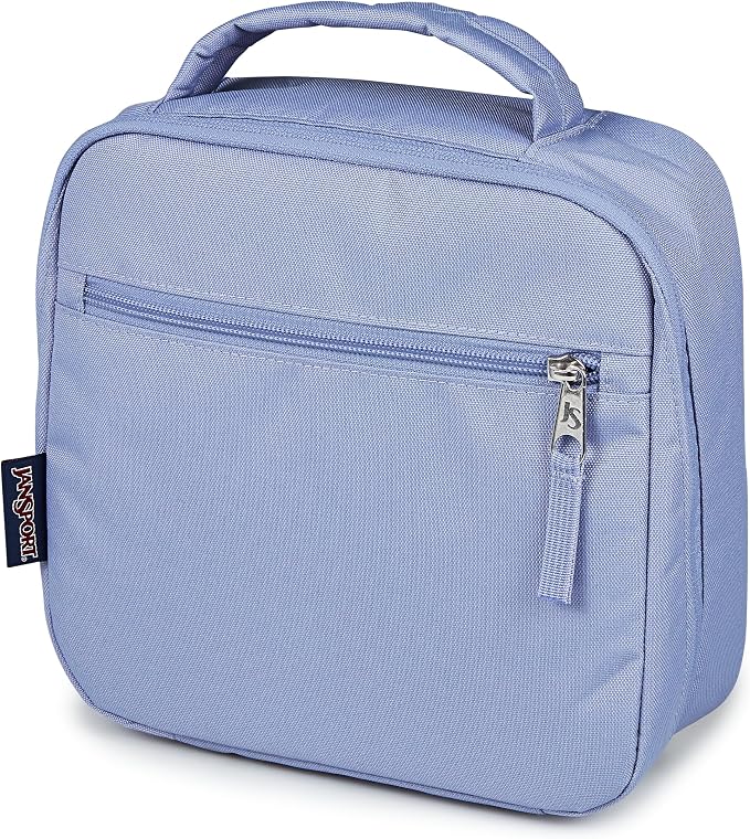 JanSport Lunch Break Insulated Cooler Bag - Leakproof Picnic Tote, Lavender Ash
