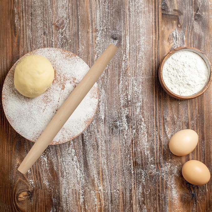 Mrs. Anderson’s Baking Wooden French Rolling Pin, 20.5-Inch x 1.75-Inch