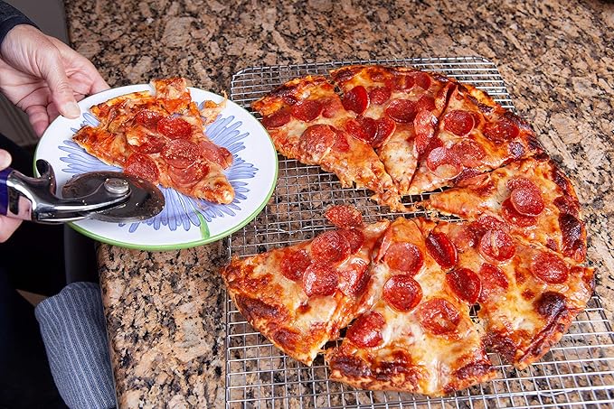 Stainless Steel Cooling Rack - Heavy Duty and Oven Safe, Good for Cooling, Baking and Roasting - Fits 15 1/4" X 10 1/4" Baking Pans - Perfect for Cookies, Cakes & More (10" x 15")