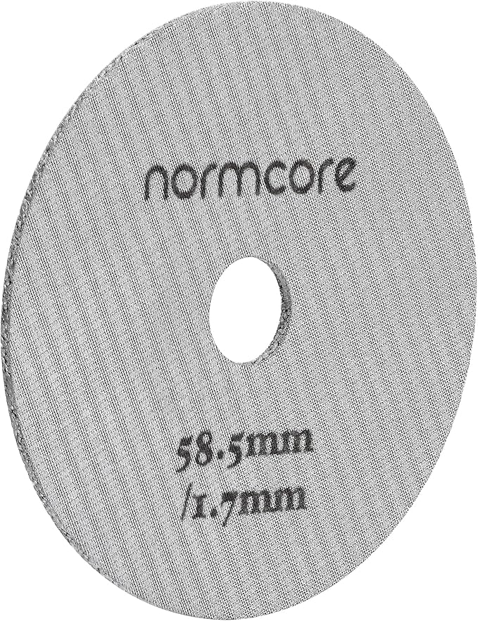 Normcore 58.5mm Puck Screen with Round Hole in the Middle - Lower Shower Screen - Metal Coffee Reusable Filter Suitable for La Marzocco/Gaggia - 1.7mm Thickness - 316 Stainless Steel
