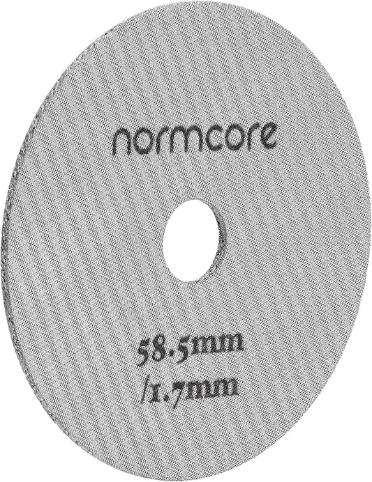 Normcore 58.5mm Puck Screen with Round Hole in the Middle - Lower Shower Screen - Metal Coffee Reusable Filter Suitable for La Marzocco/Gaggia - 1.7mm Thickness - 316 Stainless Steel