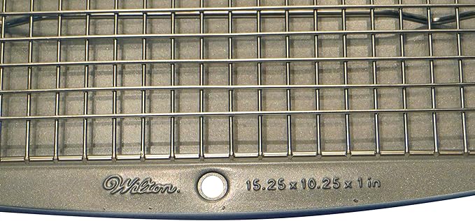 Stainless Steel Cooling Rack - Heavy Duty and Oven Safe, Good for Cooling, Baking and Roasting - Fits 15 1/4" X 10 1/4" Baking Pans - Perfect for Cookies, Cakes & More (10" x 15")