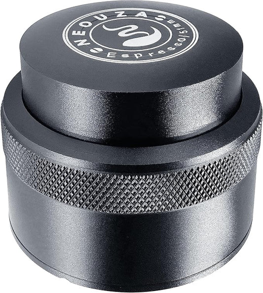 NEOUZA 49mm Coffee Palm Tamper Barista Leveler Tool Spring Loaded Stainless Steel Flat Base for Espresso Machine Portafilter
