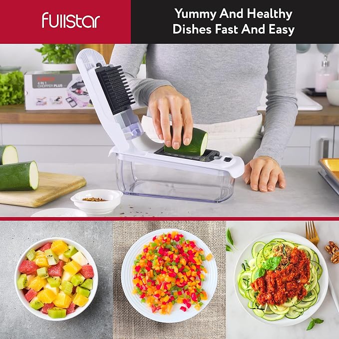 fullstar Bundle: Chopper And 2 Piece Silicone Lids