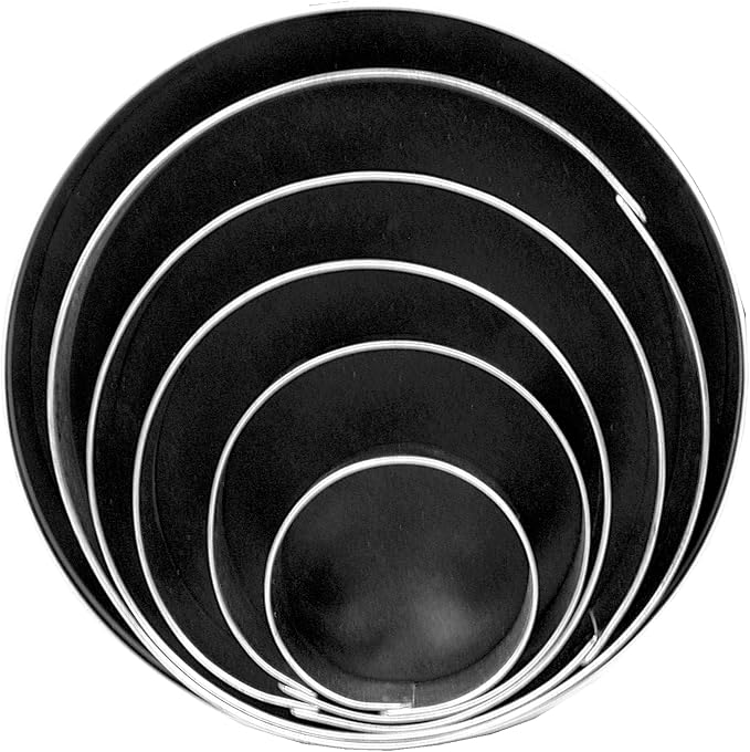 Fox Run - 3681 Fox Run, 1 x 4 x 4 inches, Circle Cookie Cutter Set