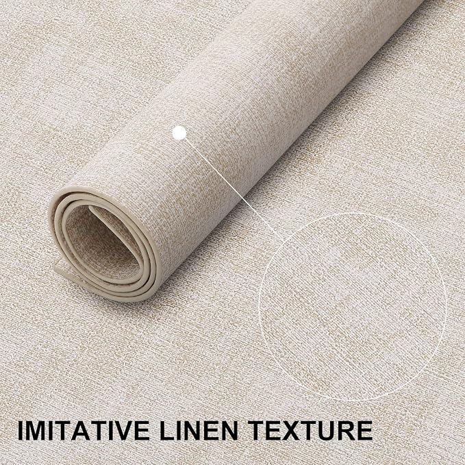 homing Faux Leather Heat Resistant Placemats 12 Packs, Waterproof Wipeable Dining PU Place Mats for Indoor & Outdoor, Easy to Clean, Beige