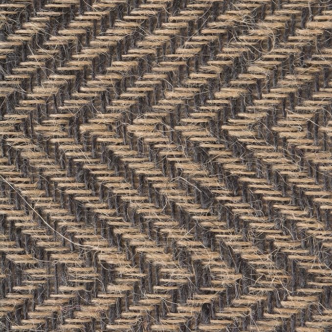 DII Jute Burlap Collection Kitchen Tabletop, Table Runner, 14x108, Chevron Gray