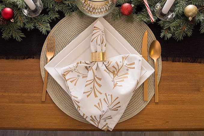 DII Jute Burlap Collection Kitchen Tabletop, Table Runner, 15x74, Solid Black