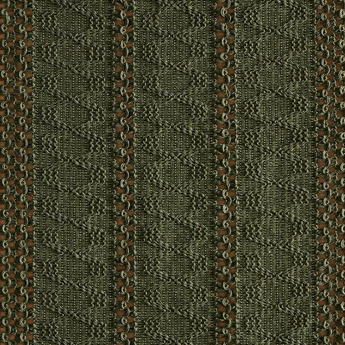 ZeeMart Macrame Style Boho Placemats Set of 4, Olive 12x20 Inch | Decorative Farmhouse Table Mats, Natural Cotton Woven Place Mats, Bohemian Home Decor for Kitchen Dining Table