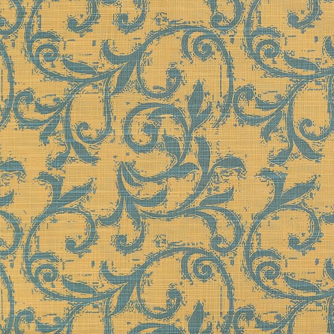 Ruvanti Placemats 100% Cotton 13x19 Inch, Dining Table Placemats Set of 6, Modern Place Mats for Dining Table Decor, Kitchen & Table Linens, Coffee Mat for Christmas Dinners - Vine Spirals